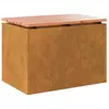 Image de Vidaxl Banc De Jardin RouillÃ© 60 X 40 X 43 Cm