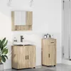 Image de Vidaxl Ensemble De Mobilier De Salle De Bain 3 Pcs ChÃªne Sonoma