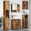 Image de Vidaxl Ensemble De Mobilier De Salle De Bain 5 Pcs Bois Ancien