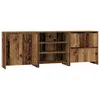 Image de Vidaxl Buffets 3 Pcs Bois Ancien 70 X 41 X 75 Cm Bois D'ingÃ©nierie