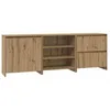 Image de Vidaxl Buffets 3 Pcs ChÃªne Artisanal 70 X 41 X 75 Cm Bois D'ingÃ©nierie