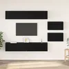 Image de vidaXL Ensemble meuble TV 6 pcs ChÃªne noir 80 x 30 x 30.5 cm Petite