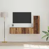 Image de Vidaxl Ensemble Meuble Tv 3 Pcs Bois Ancien 150.5 X 30 X 90 Cm