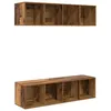 Image de Vidaxl Ensemble De Meubles Tv 3 Pcs Bois Ancien Bois D'ingÃ©nierie