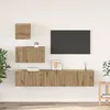 Image de Vidaxl Ensemble Meuble Tv 4 Pcs ChÃªne Artisanal 80 X 30 X 30 Cm