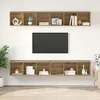 Image de Vidaxl Meuble Tv Mural 4 Pcs ChÃªne Artisanal 37 X 37 X 107,5 Cm