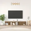 Image de Vidaxl Ensemble Meuble Tv 2 Pcs ChÃªne Artisanal 37 X 35 X 107 Cm