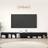Image de vidaXL Meuble TV 3 pcs ChÃªne noir 37 x 35 x 107.5 cm Bois stratifiÃ©