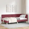 Image de vidaXL Cadre de lit d'angle Autre Rouge bordeaux 90 x 200 cm