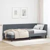Image de vidaXL Cadre de lit d'angle Gris foncÃ© 90 x 190 cm Velours