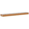 Image de Vidaxl JardiniÃ¨re SurÃ©levÃ©e 582 X 100 X 36 Cm Acier GalvanisÃ©
