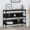 Image de vidaXL Table console ChÃªne noir 100 x 32 x 75 cm Bois d'ingÃ©nierie