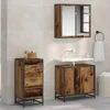 Image de Vidaxl Buffet Bois Ancien 35.5 X 35 X 76 Cm Bois D'ingÃ©nierie