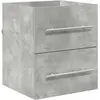 Image de vidaXL Armoire d'Ã©vier Gris bÃ©ton 38,5 x 41 x 48 cm Bois d'ingÃ©nierie