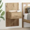 Image de Vidaxl Armoire De Lit 2 Pcs ChÃªne Artisanal 48,5 X 32,5 X 80 Cm