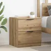 Image de Vidaxl Cabinet De Chevet 2 Pcs ChÃªne Artisanal 45 X 39 X 50 Cm