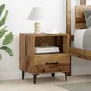 Image de Vidaxl Cabinet De Chevet 2 Pcs Bois Ancien 40 X 35 X 47.5 Cm