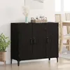 Image de vidaXL Buffet ChÃªne noir 34 x 90 x 80 cm Bois d'ingÃ©nierie