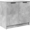 Image de vidaXL Cabinet de salle de bain Gris bÃ©ton 64,5 x 33,5 x 59 cm