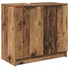 Image de vidaXL Cabinet de salle de bain Bois Ancien 64,5 x 33,5 x 59 cm