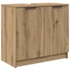 Image de Vidaxl Cabinet De Salle De Bain ChÃªne Artisanal 64,5 X 33,5 X 59 Cm