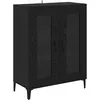 Image de vidaXL Buffet ChÃªne noir 69,5 x 34 x 90 cm Bois d'ingÃ©nierie et fer