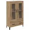Image de vidaXL Haut Armoire avec tiroir ChÃªne artisanal 70 x 31 x 115 cm