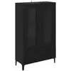 Image de vidaXL Haut Armoire avec tiroir ChÃªne noir 70 x 31 x 115 cm