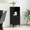 Image de vidaXL Buffet ChÃªne noir 34 x 34,5 x 90 cm Bois d'ingÃ©nierie