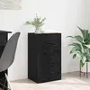 Image de vidaXL Buffet avec tiroir ChÃªne noir 40 x 33 x 70 cm Bois d'ingÃ©nierie