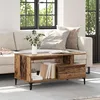 Image de Vidaxl Table Basse Bois Ancien 90 X 49 X 45 Cm Bois D'ingÃ©nierie