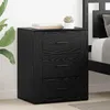 Image de vidaXL Cabinet de chevet ChÃªne noir 50 x 36 x 60 cm Bois d'ingÃ©nierie