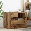 Image de Vidaxl Cabinet De Chevet Bois Ancien 60 X 36 X 45 Cm Bois D'ingÃ©nierie