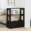 Image de vidaXL Buffet ChÃªne noir 30 x 80 x 90 cm Bois d'ingÃ©nierie