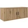 Image de Vidaxl Meuble Tv Mural ChÃªne Artisanal 100 X 34,5 X 40 Cm