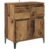 Image de vidaXL Buffet Bois Ancien 60 x 35 x 70 cm Bois d'ingÃ©nierie et fer