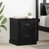 Image de vidaXL Cabinet de chevet 2 pcs ChÃªne noir 39 x 39 x 47.5 cm