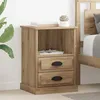 Image de Vidaxl Cabinet De Chevet Avec Tiroir ChÃªne Artisanal 43 X 36 X 60 Cm