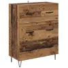 Image de vidaXL Buffet Bois Ancien 69,5 x 34 x 90 cm Bois d'ingÃ©nierie et fer