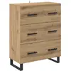 Image de Vidaxl Buffet Avec Tiroir ChÃªne Artisanal 69,5 X 34 X 90 Cm
