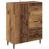 Image de vidaXL Buffet Bois Ancien 69,5 x 34 x 90 cm Bois d'ingÃ©nierie et fer