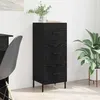 Image de vidaXL Buffet ChÃªne noir 34 x 34,5 x 90 cm Bois d'ingÃ©nierie