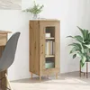 Image de Vidaxl Buffet ChÃªne Artisanal 34 X 34,5 X 90 Cm Bois D'ingÃ©nierie