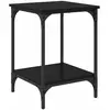Image de vidaXL Table basse ChÃªne noir 40 x 40 x 55 cm Bois d'ingÃ©nierie