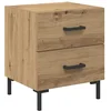 Image de vidaXL Cabinet de chevet avec tiroir ChÃªne artisanal 40 x 35 x 47,5 cm