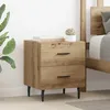 Image de Vidaxl Cabinet De Chevet 2 Pcs ChÃªne Artisanal 40 X 35 X 47.5 Cm
