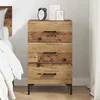 Image de vidaXL Cabinet de chevet Bois ancien 40 x 40 x 66 cm Bois d'ingÃ©nierie