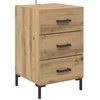 Image de vidaXL Cabinet de chevet avec tiroir ChÃªne artisanal 40 x 40 x 66 cm