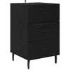 Image de vidaXL Cabinet de chevet ChÃªne noir 40 x 40 x 66 cm Bois d'ingÃ©nierie