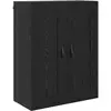 Image de vidaXL Meuble mural ChÃªne noir 69,5 x 34 x 90 cm Bois d'ingÃ©nierie